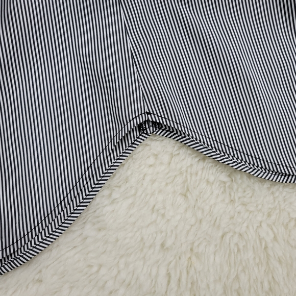 Vision 155 Striped Embroidered Sleeve Top Sz 14 - Picture 13 of 16